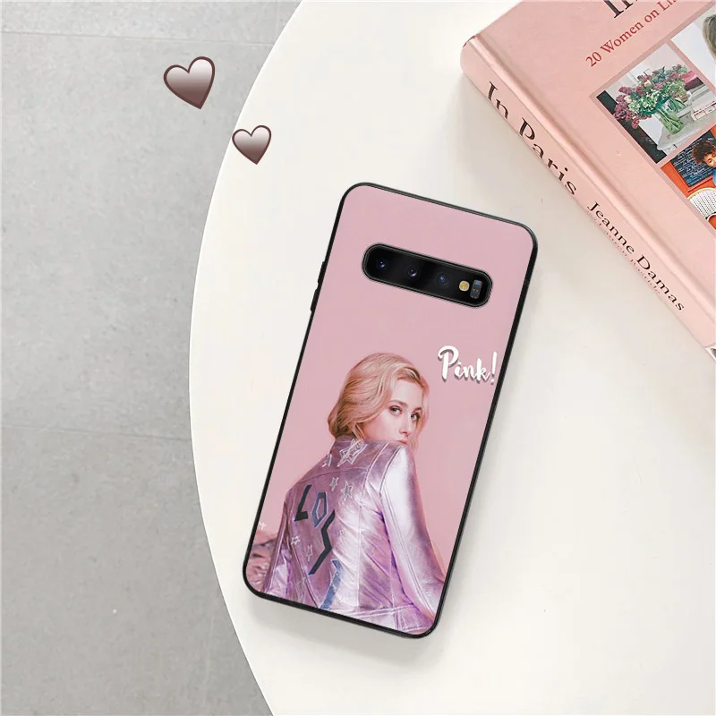 Matte Phone Case for Samsung Galaxy S24 Ultra S23 FE S22 S21 S20 S10 S9 Note20 Lili Reinhart Riverdale Black Cases Funda Shell