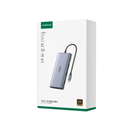UGREEN CM639 Revodok Pro 210 Docking Station 10 in 1 USB C Dock Dual  4K@60Hz Single 8K@30Hz USB Hub popular products 2025