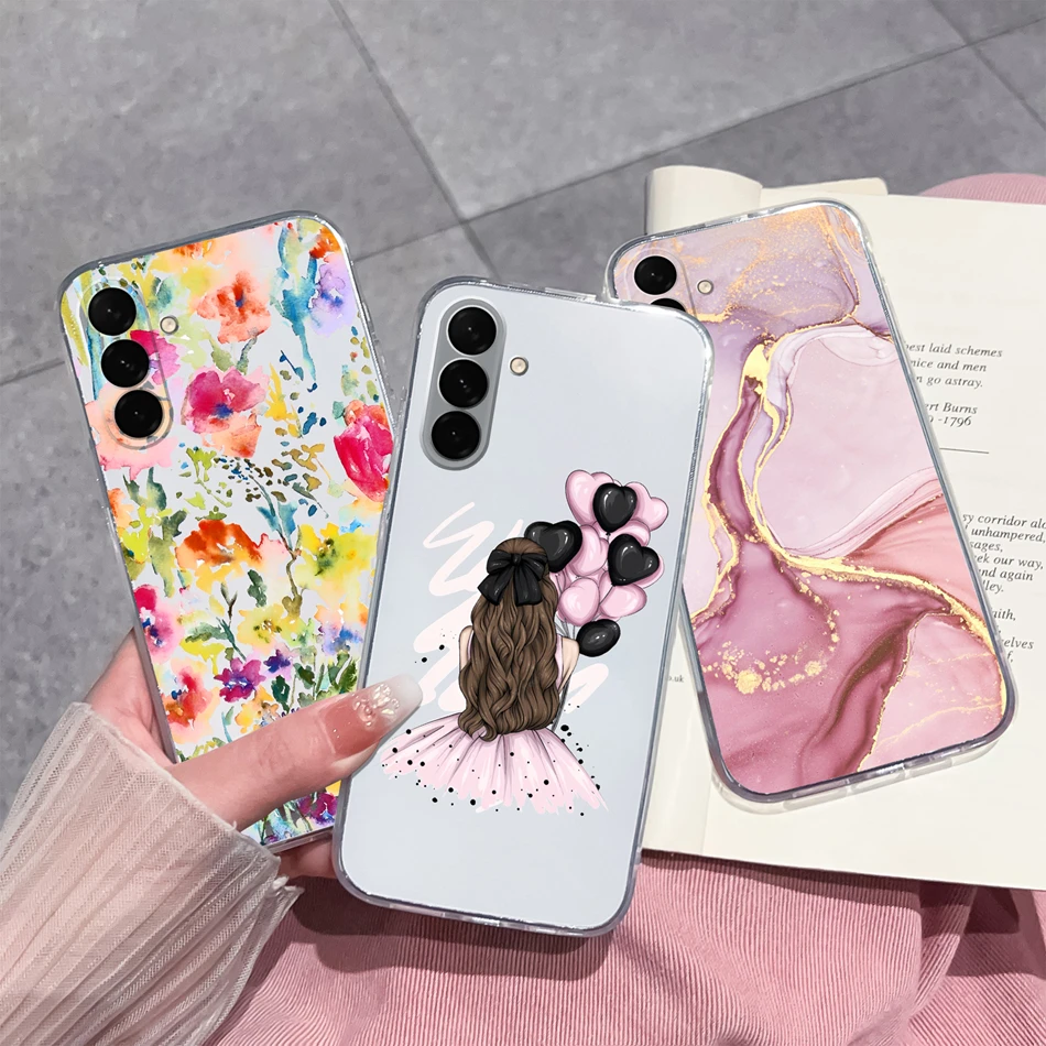 For Samsung Galaxy A26 A36 A56 Case Gradient Color Soft Clear Phone Housing For Samsung A 26 A 36 Galaxy A 56 Back Cover Fundas