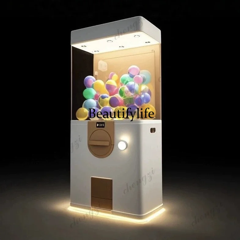 Egg twisting machinefully transparent haute couture coin-operated store activity commercial small and large egg twisting machine