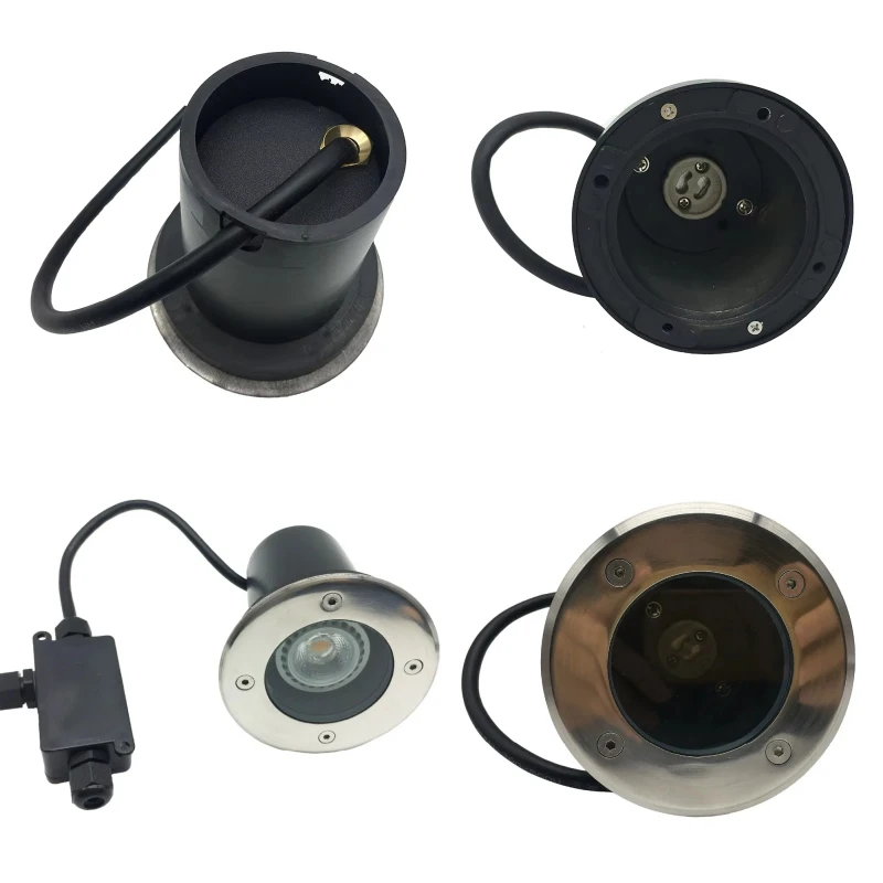 5W Impermeabile HA CONDOTTO LA Luce Sotterranea Kit IP67 Gu10 Terra Esterna del Percorso del Giardino Pavimento Sepolto Yard Spot Paesaggio con