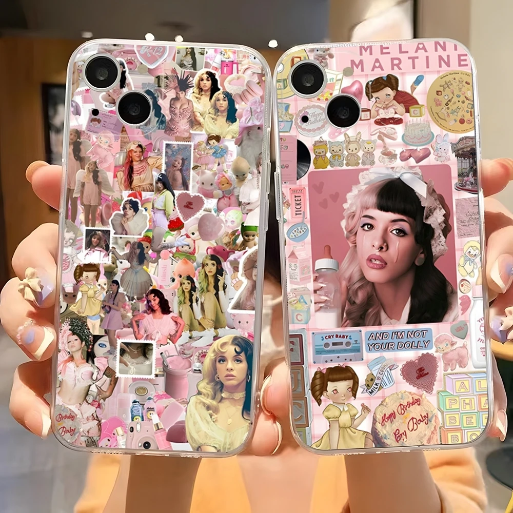 Singer Melanie Martinez Phone Case For Iphone 15 Pro Max 14 Plus 11 12 Mini 13 Pro 7 8 X XR XS SE Transparent Back Cover