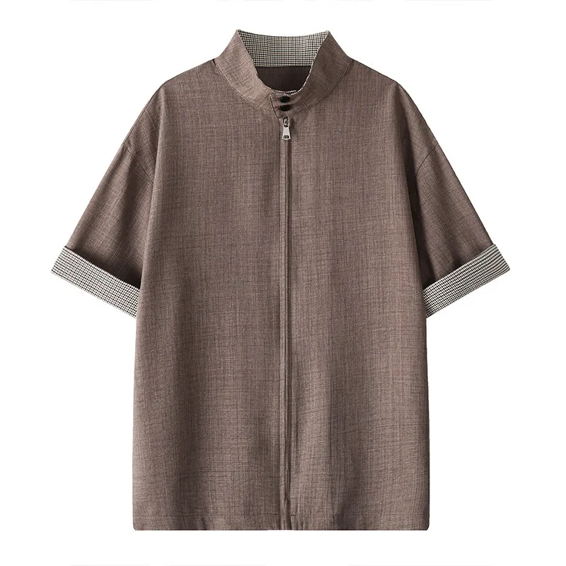 

Casual Short Sleeve Blouse Men's Streetwear Fashion Shirt Streetdress Hombre Male Clothing Spring Autumn Camisa Men's Shirts New