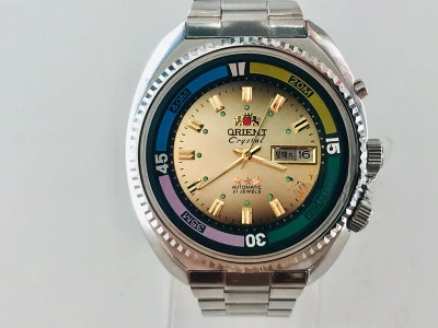 Sea, Air and Men\'s Watch for Japanese Double Lion Haiba Colorful Large Dial Fully Automatic Mechanical Watch Oriental Land,