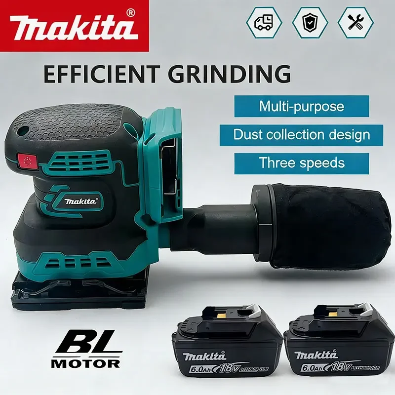 

Аккумуляторная электрическая шлифовальная машина Makita для шлифовки, полировки и вощения, электрическая шлифовальная машина для наждачной бумаги