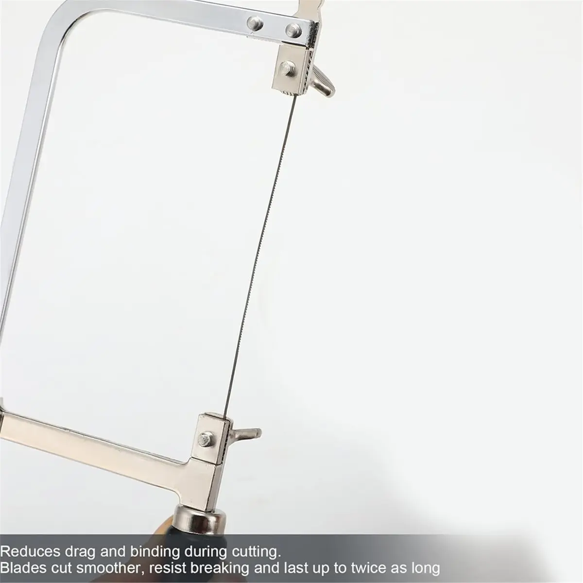 

Профессиональный набор пил для ювелиров: рамка для пилы, 144 лезвия, деревянный зажим, смазка для резки дерева и металла