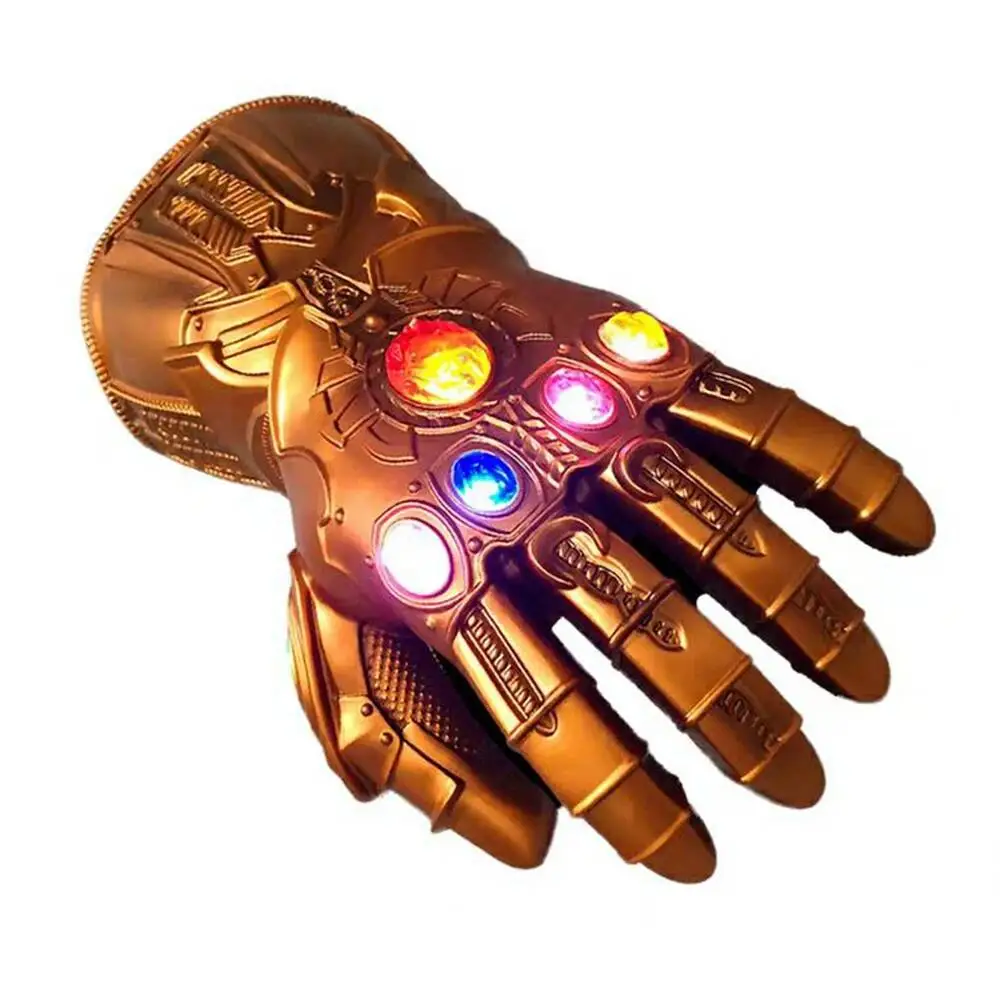Halloween Cosplay Modell Leuchtender Handschuh Requisite Film-Modell Handschuh Abnehmbarer LED-Edelstein Rollenspiel-Geschenk Halloween Karneval Geschenk-Set – Detail 11