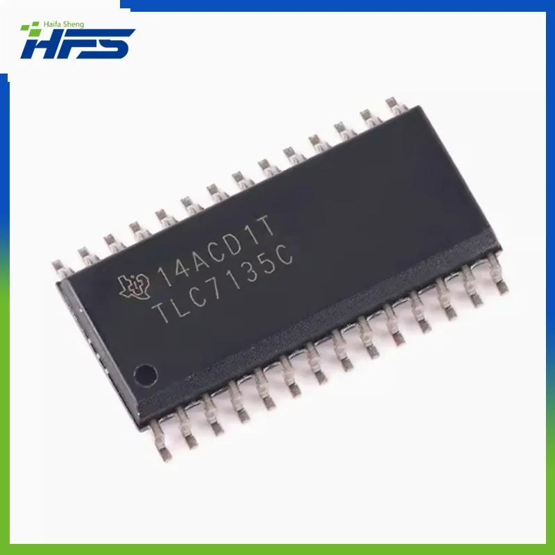 

5pcs Original genuine TLC7135CDWR SOIC-28 4.5-bit analog-to-digital converter chip