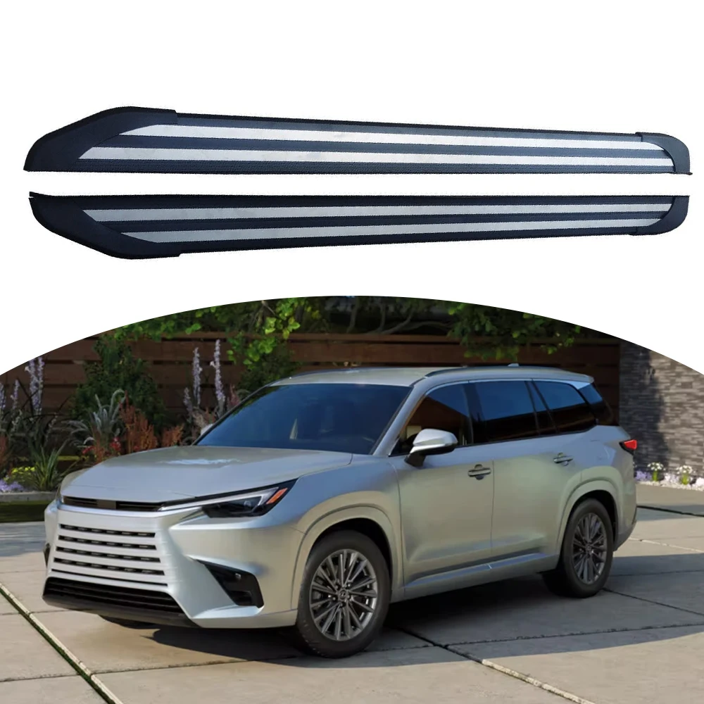 Running Board Side Step nerf bar Pedal Protector fits for All New Lexus TX 2024 Side Step Rail Board 2 pcs