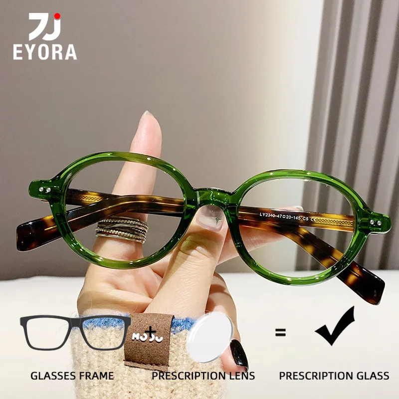 

EYORA Vintage Cat Eye Reading Glasses Women Anti Blue Ray Myopia Eyewear Photochromic Progressive Prescription Optical Glasses