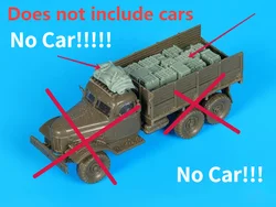 1:72 Scale Die-cast Resin Made Soviet Military Vehicle Model Armored Vehicle Parts Unpainted (Excluding Trucks)