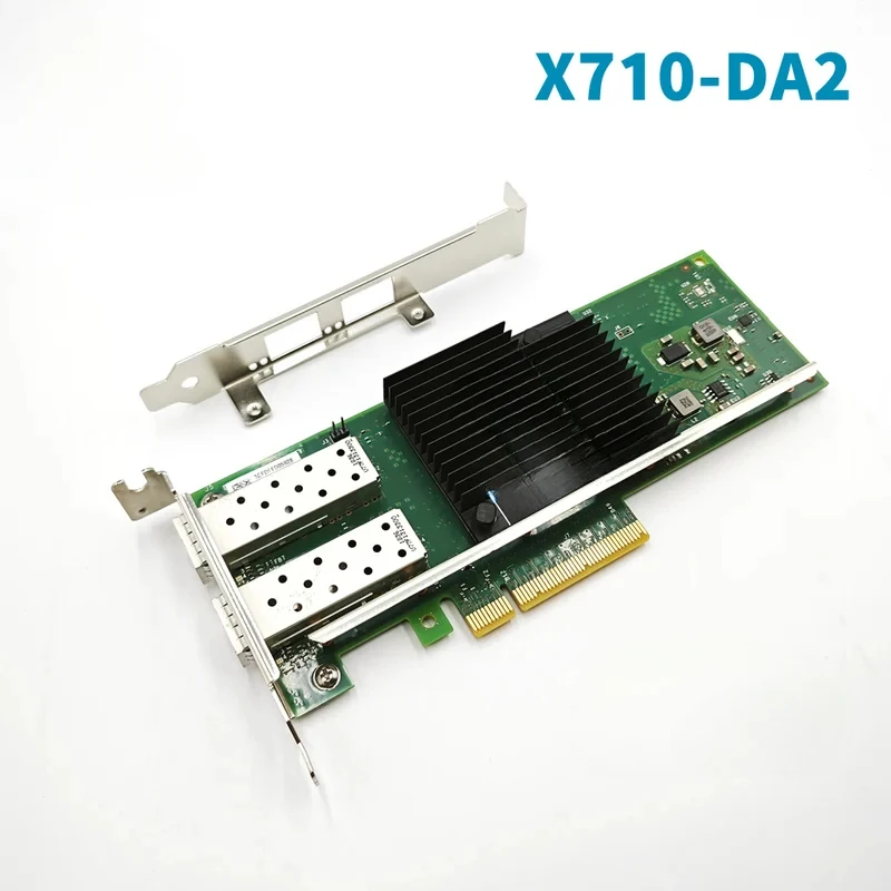 Original X710-DA2 10G Network card 7ZT7A00537 for Server Desktop Workstation FREENAS QNAP ESXI PVE AR NICs