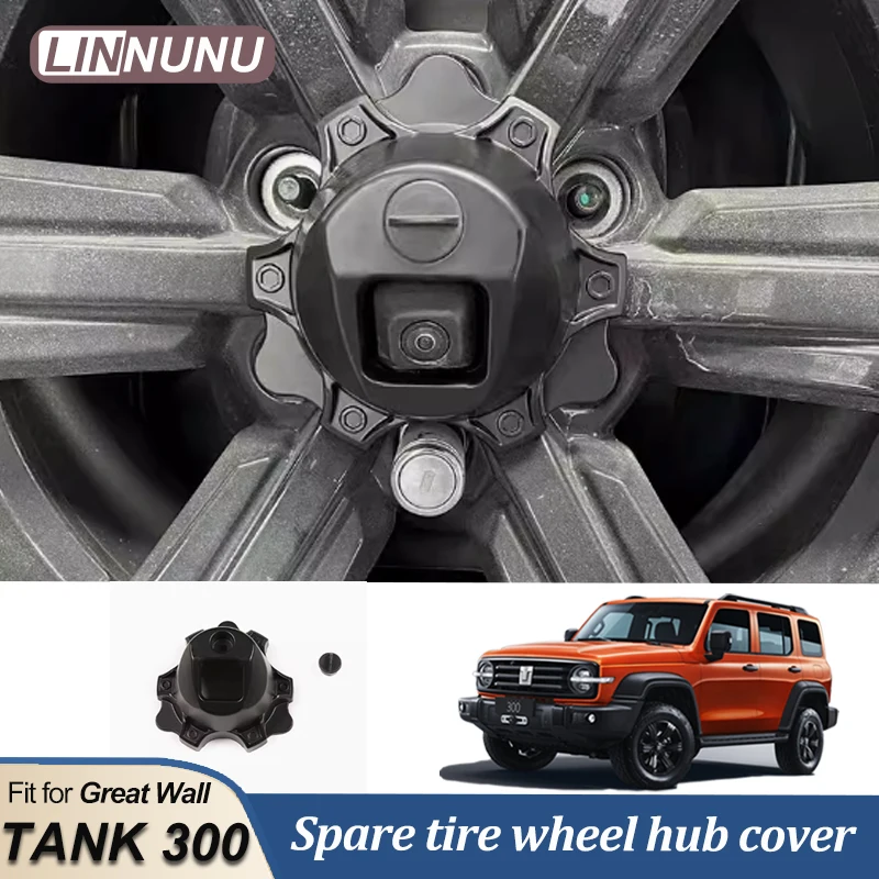 

LINNUNU Spare Tire Camera Protective Cover Wheel Hub Modification For Tank 300 21-24 Car Special Decorative Cover Accessories