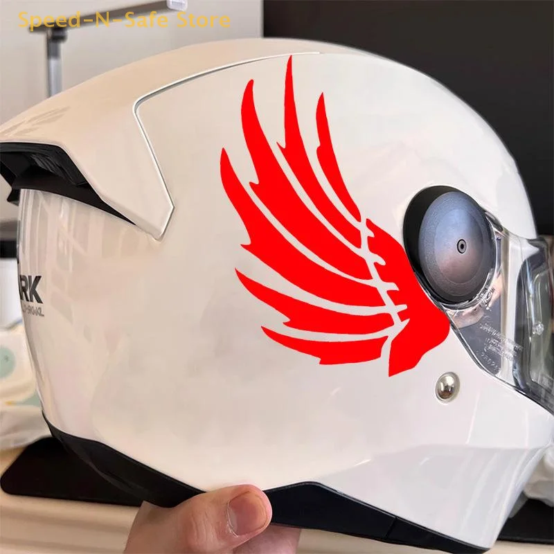 

2 Pairs Waterproof Reflective Vinyl Decals For Motorcycle Helmet Or Fuel Tank DIY Modification