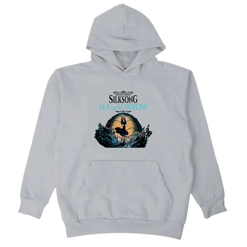 

Худи Game Hollow Knight Silksong Sea of Sorrow с длинными рукавами, уличная одежда для женщин и мужчин, толстовка с капюшоном в стиле Харадзюку