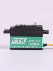 PTK 9712TG-D 12kg Metal Gear Standard Short Body Low Profile Digital Servo RC Car Drift 1:10 1:12 Fix-wing Robot