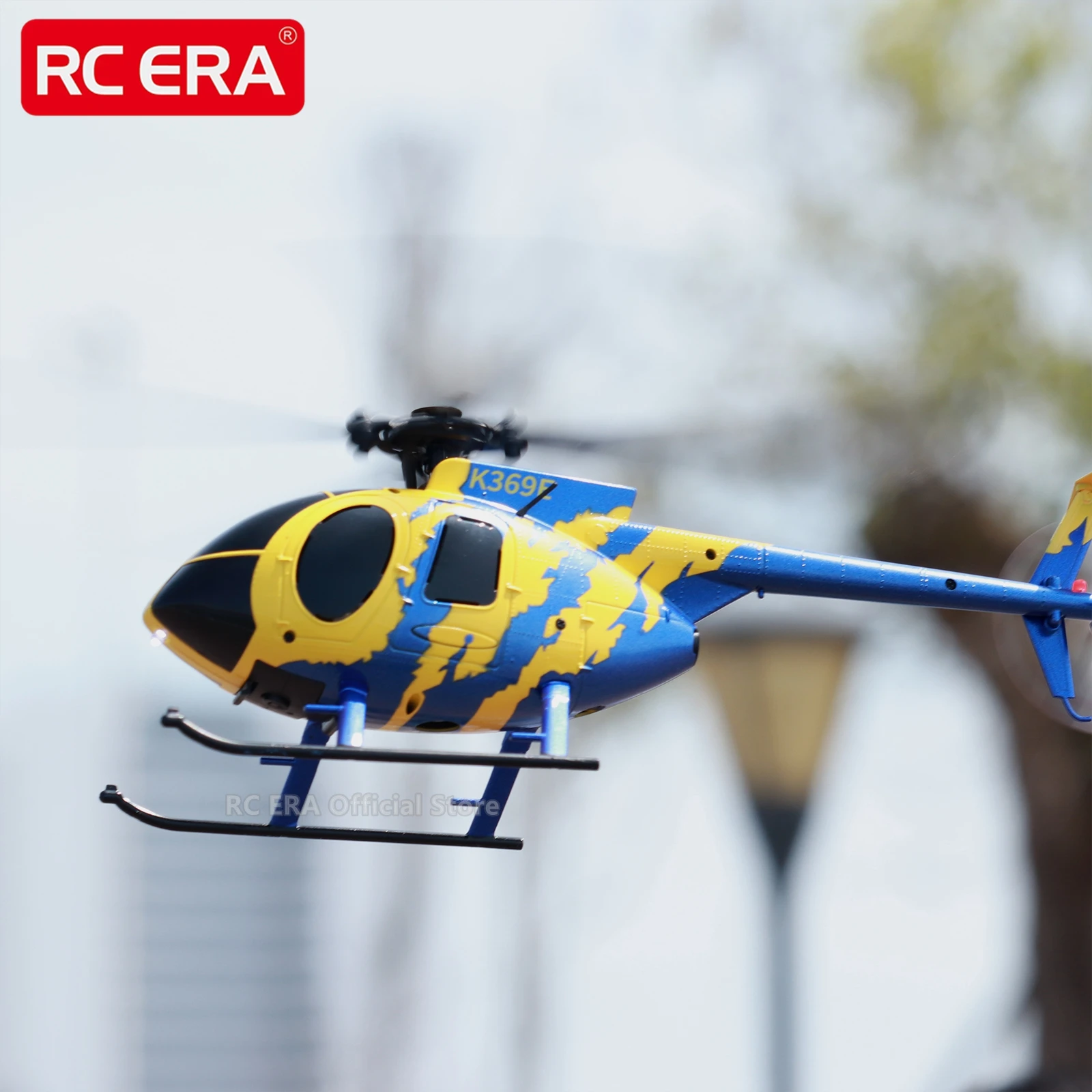 RC ERA C184 Mini MD500 Helicóptero estabilizado giroscópico de tamaño 100 con sensor de flujo óptico 4CH RC Avión para adultos