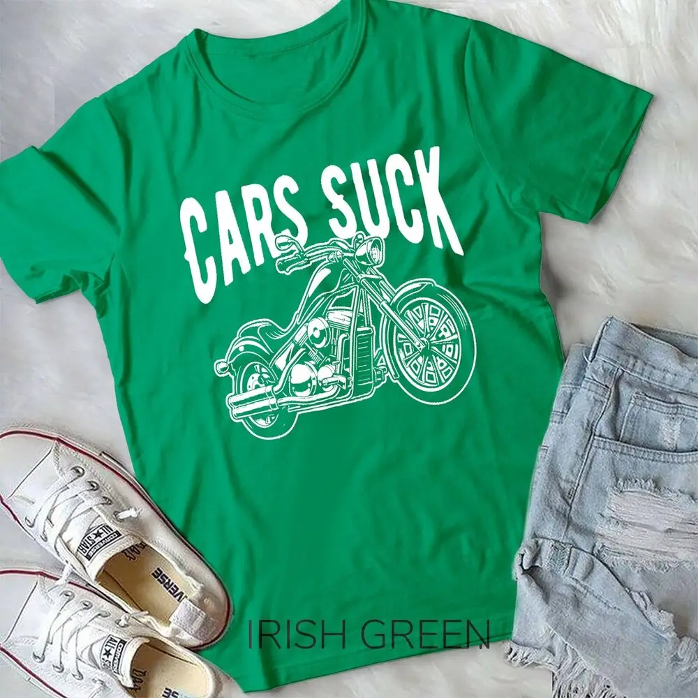 Cars Suck, Motorcycle, Bike, Biker, Rider, Racing - T-Shirt Unisex T-shirt