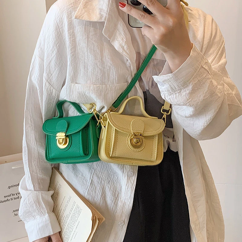 Brand Small Handbag 2023 Trend Cute Satchel Women Mini Tote Bag Purse Luxury Crossbody Coin Purse For Women Mini Clutch Bag