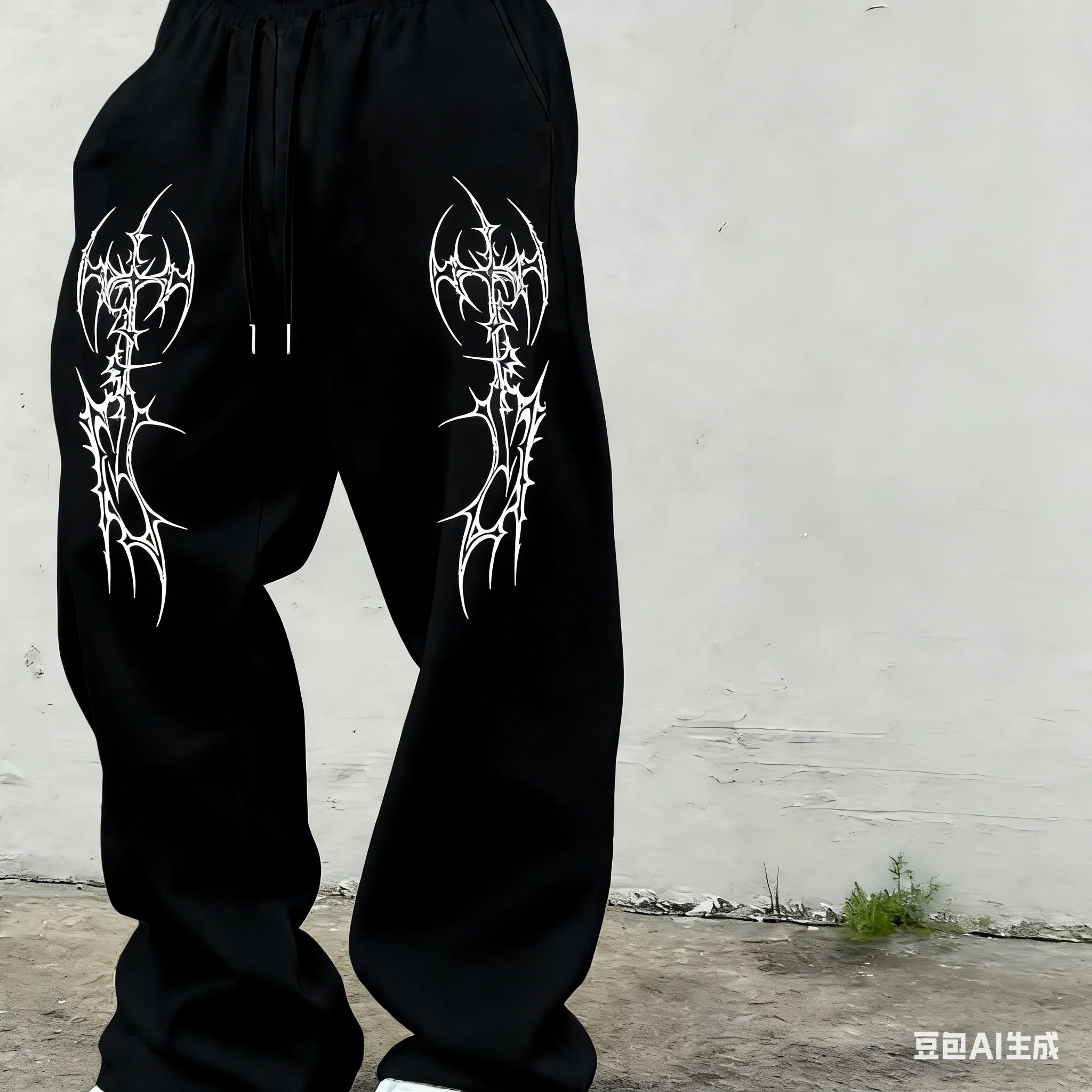 2026 Summer New Street Rock Fashion Fast Drying Running Fitness Leisure Oversized Loose Men's and Women's 3D Pants - Image 3