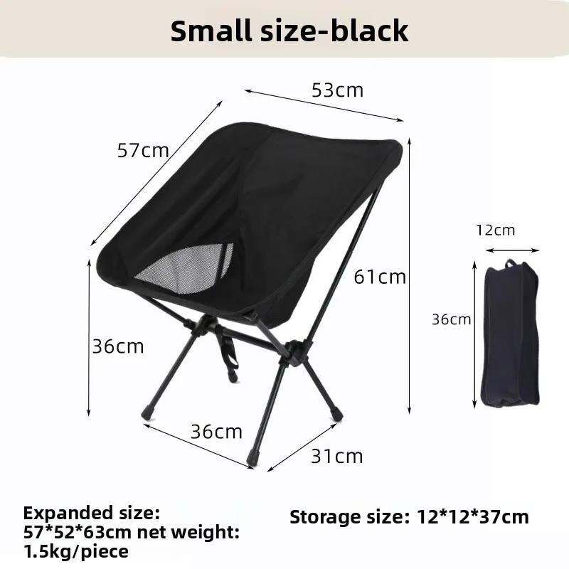

Folding Lounge Chair Outdoor Camping Fishing Camping Sturdy Durable Portable Detachable Leisure Fishing Chair Outdoor Furniture