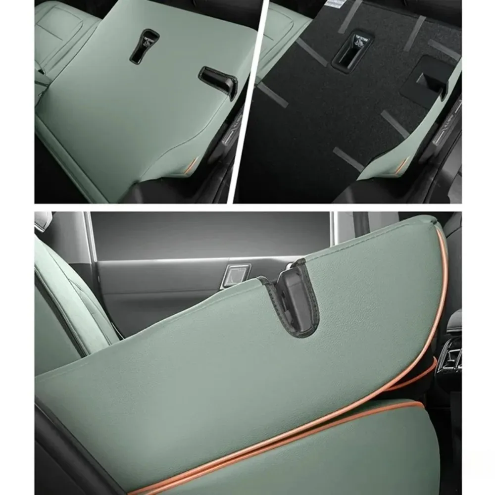 Penjualan Panas Set Sarung Jok Mobil Kustom Set Lengkap Sarung Jok Kulit Olahraga Depan dan Belakang untuk Aksesoris Icar 03