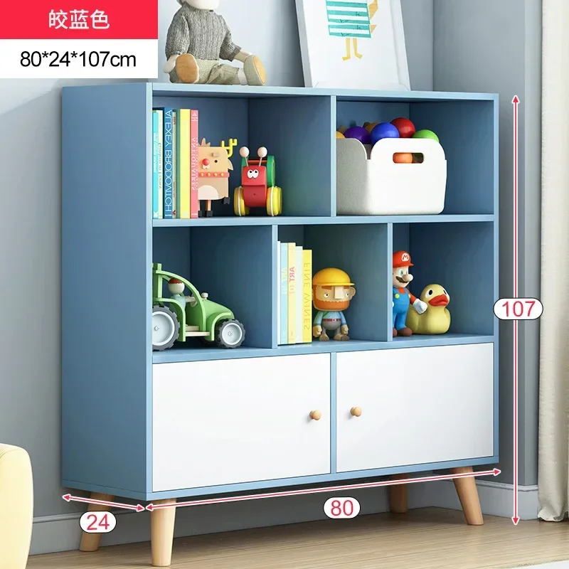 Bookshelf Furniture Floor Shelf Multi-layer Small Bookcase with Simple Home Student Bedroom Living Room Storage Cabinet