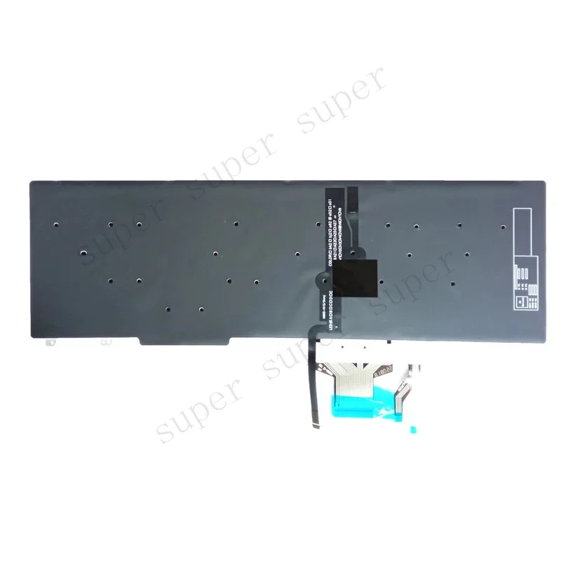 S+   For Dell Precision 3500 3501 3540 3541 3550 3551 US Keyboard Backlit with point
