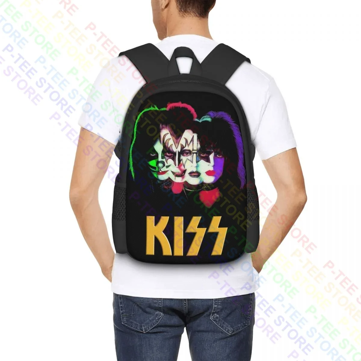 Kiss Band End Of The Road, obra de arte Kiss, BandBackpack, impresión 3d de gran capacidad