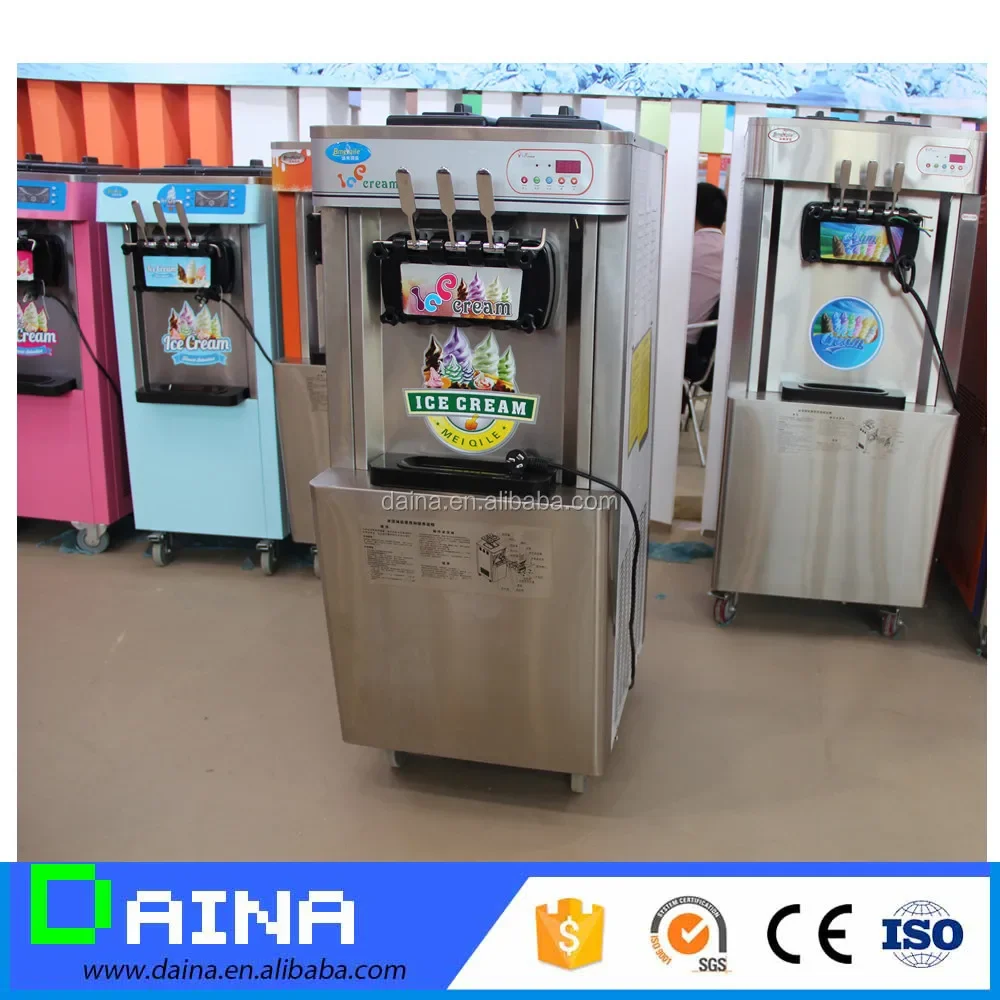 wholesale!! The Lowest Price Commercial Use Soft serve Icecream making machine/ gelato ice cream machine maker