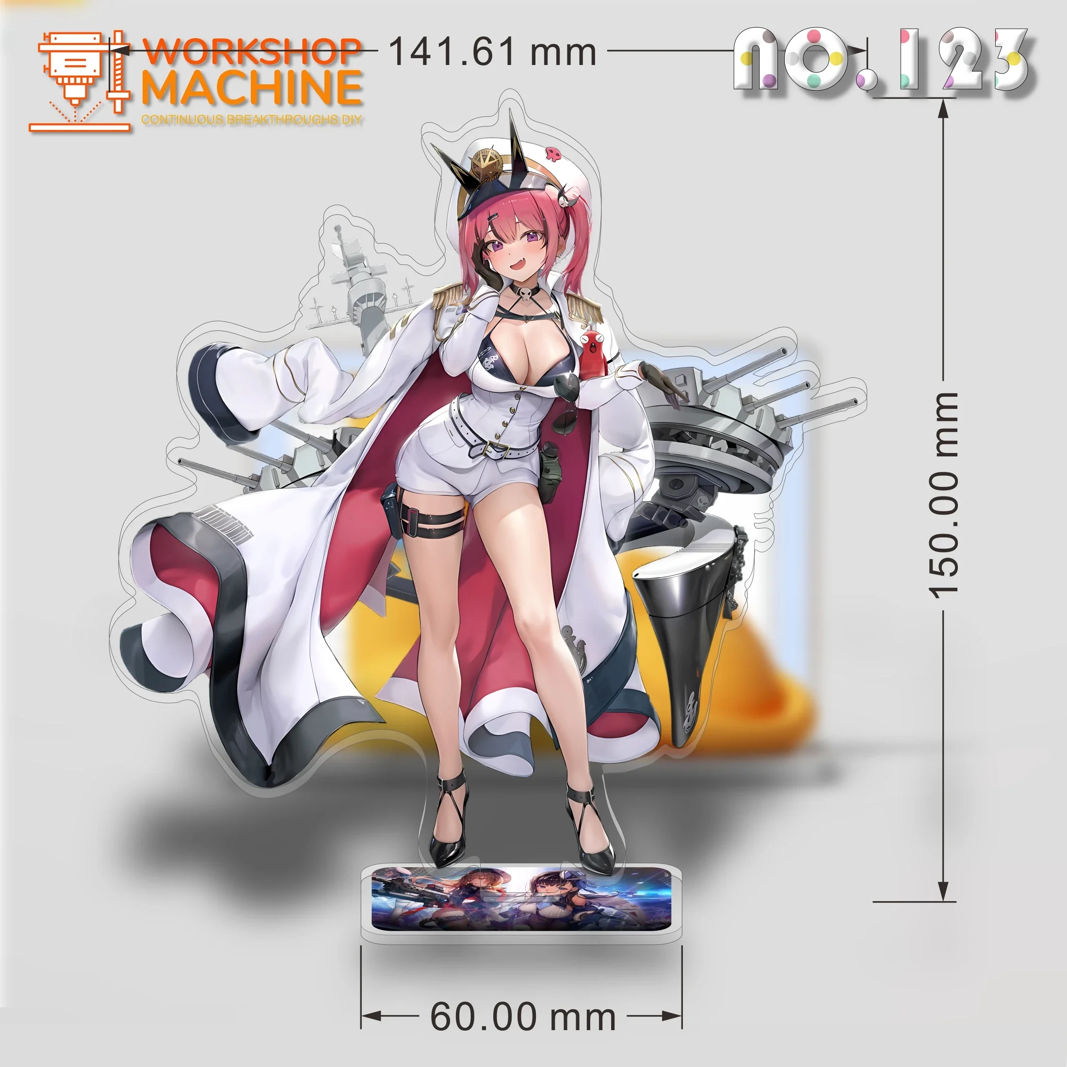 Anime Characters Acrylic Display Stand Model Office Desktop Sign Gift Doll Collection Props Figure 15cm Goddess of Victory Nikke