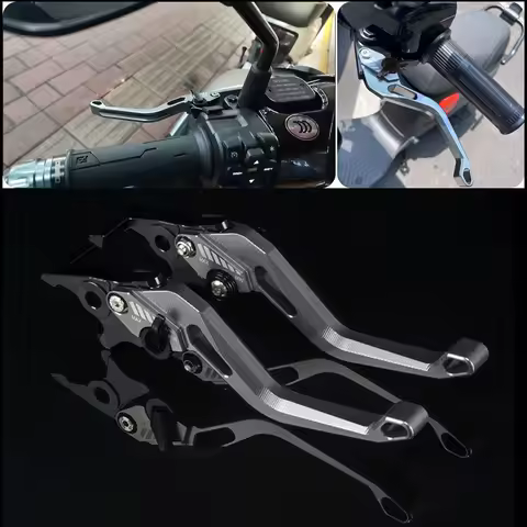CNC Adjustable Short Style Labor-saving Anti-slip Brake Lever Handle fit For Niu N1S NQI UQI U+B U+ U2 M+ E-scooter Modify Parts