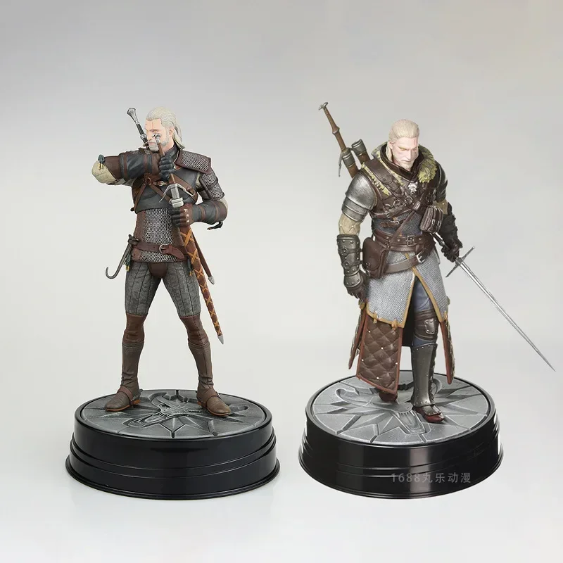 The Witcher 3：Wild Hunt Geralt Action Figure Anime Games Figures Model Collectable Dolls Kids Toys Room Ornaments Car Decoration