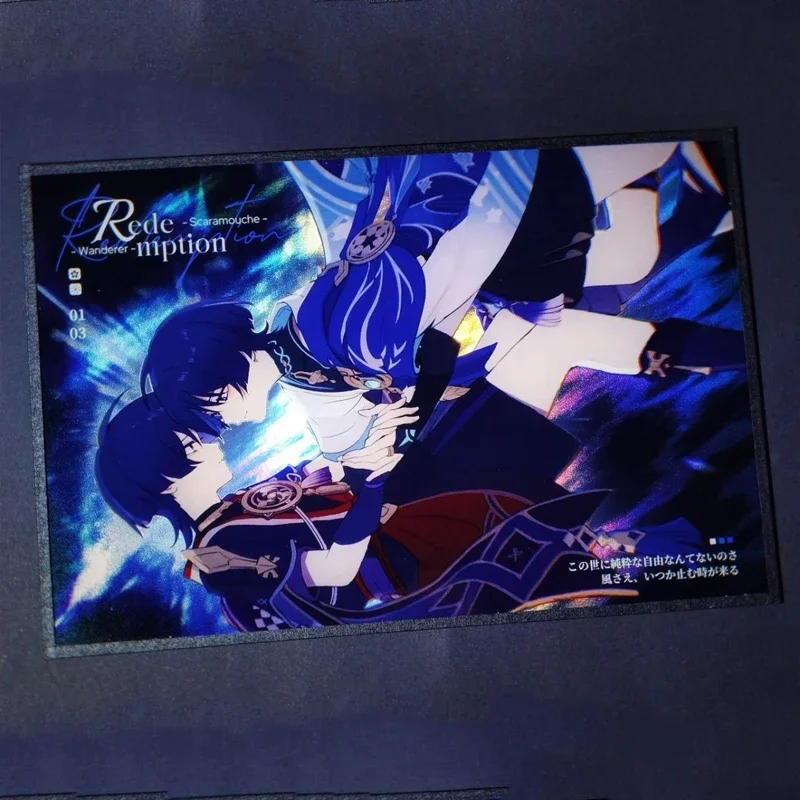Game Merch Postcard Redemption Wanderer Scaramouche Kunikuzushi Vagrant Fans Collection Character Cards