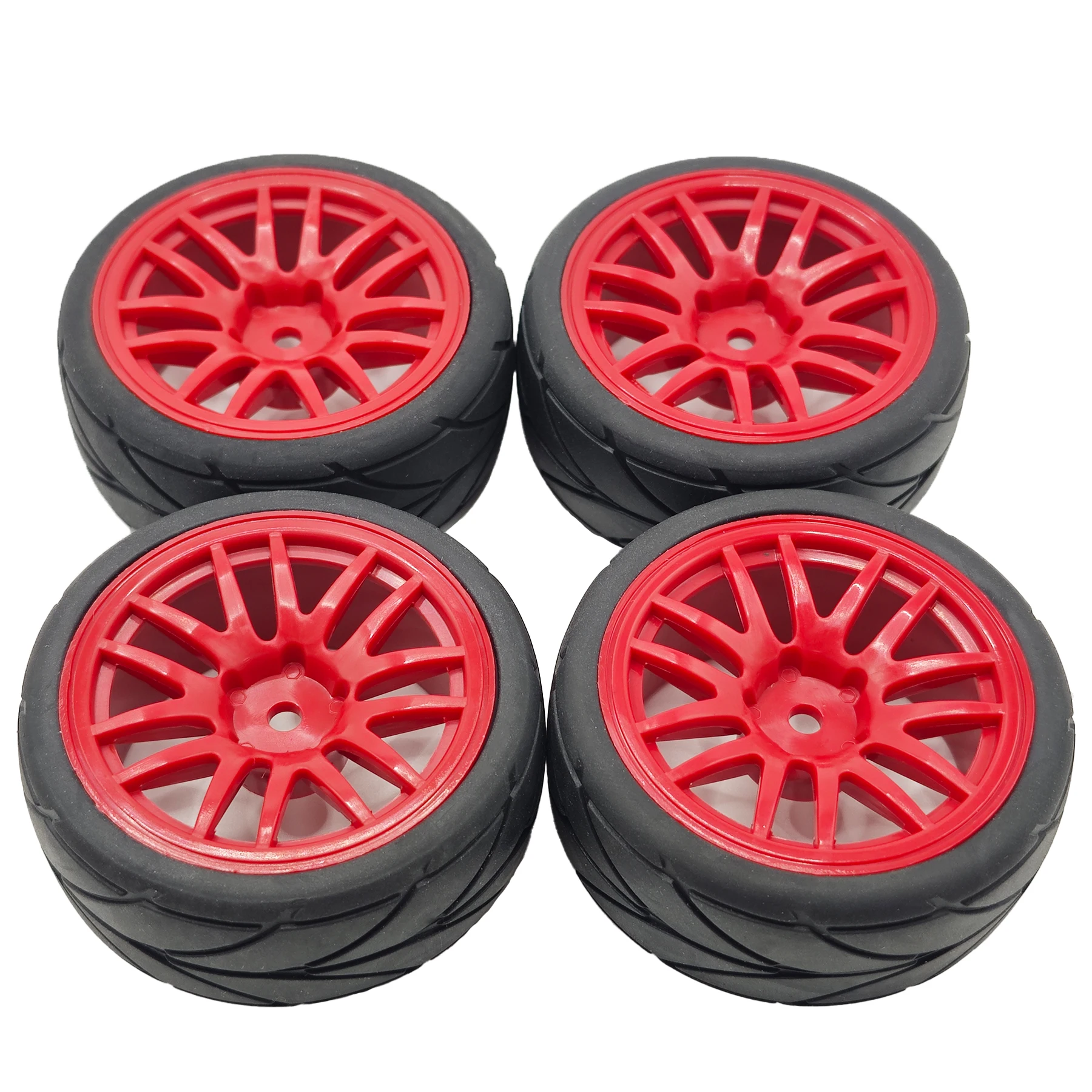 1/10 RC Racing Tires & Wheel Rims Hub 12mm Hex for 1:10 RC On Road Car Tamiya TT01 TT02 XV01 XV02 PTG-2 TA06 HSP HPI Kyosho - view 3