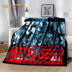 3D Game Metal Gear Solid Cartoon HD Gamer Blanket,Soft Throw Blanket for Home Bedroom Bed Sofa Picnic Travel Cover Blanket Kids