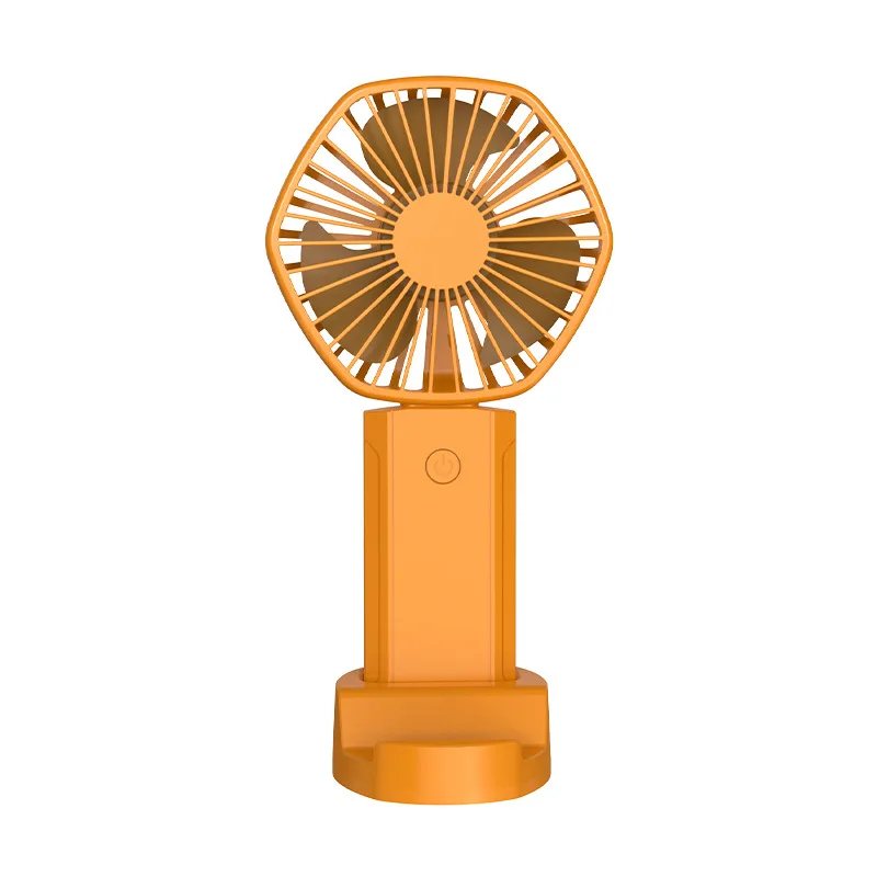 Customized Handheld USB Fan Rechargeable Portable Student Dormitory Silent Desktop Strong Wind Fan