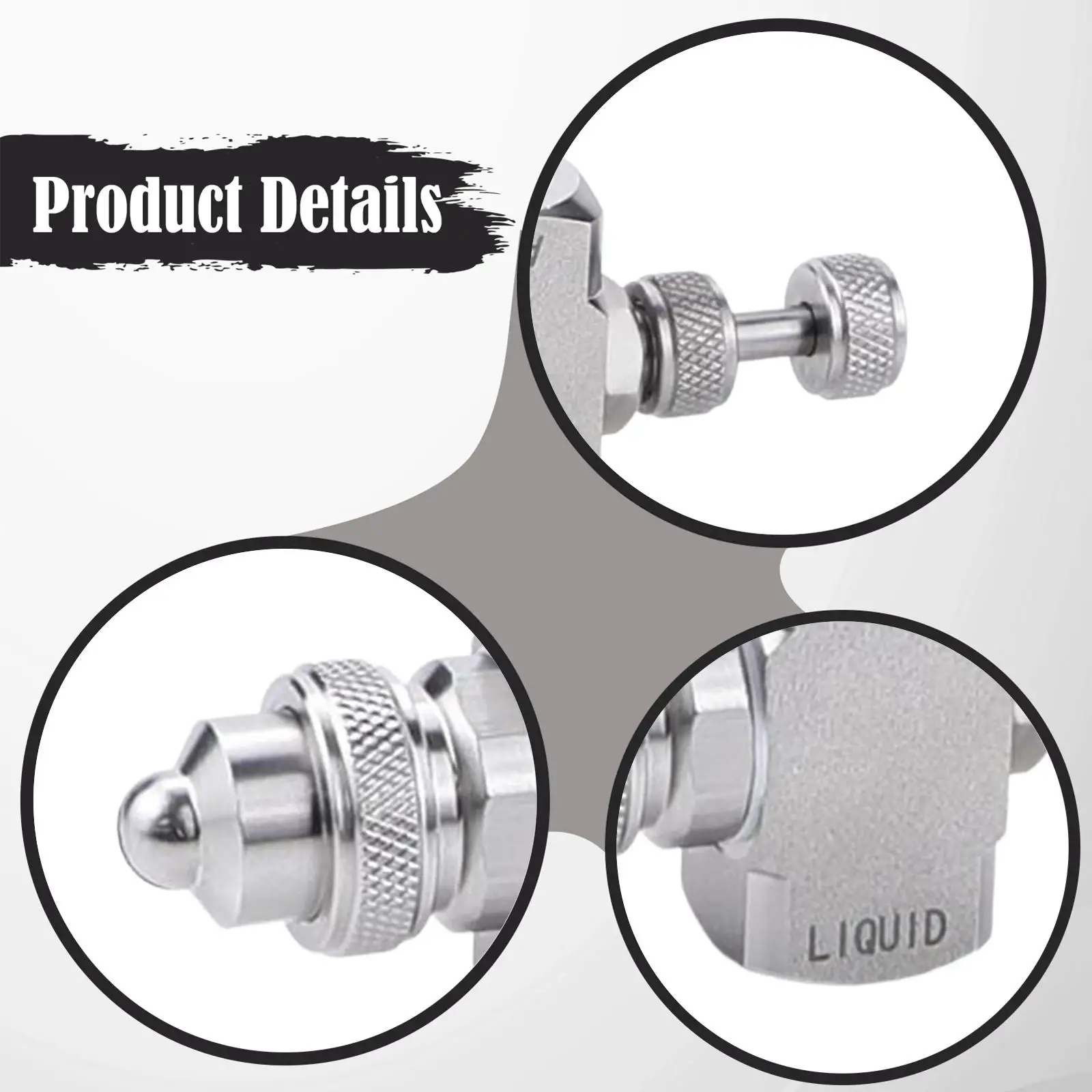 Air Atomizing Fog Jet Nozzle Replacement Accessories Compact Adjustable Multipurpose Accessory Spray Nozzle for Dust Control