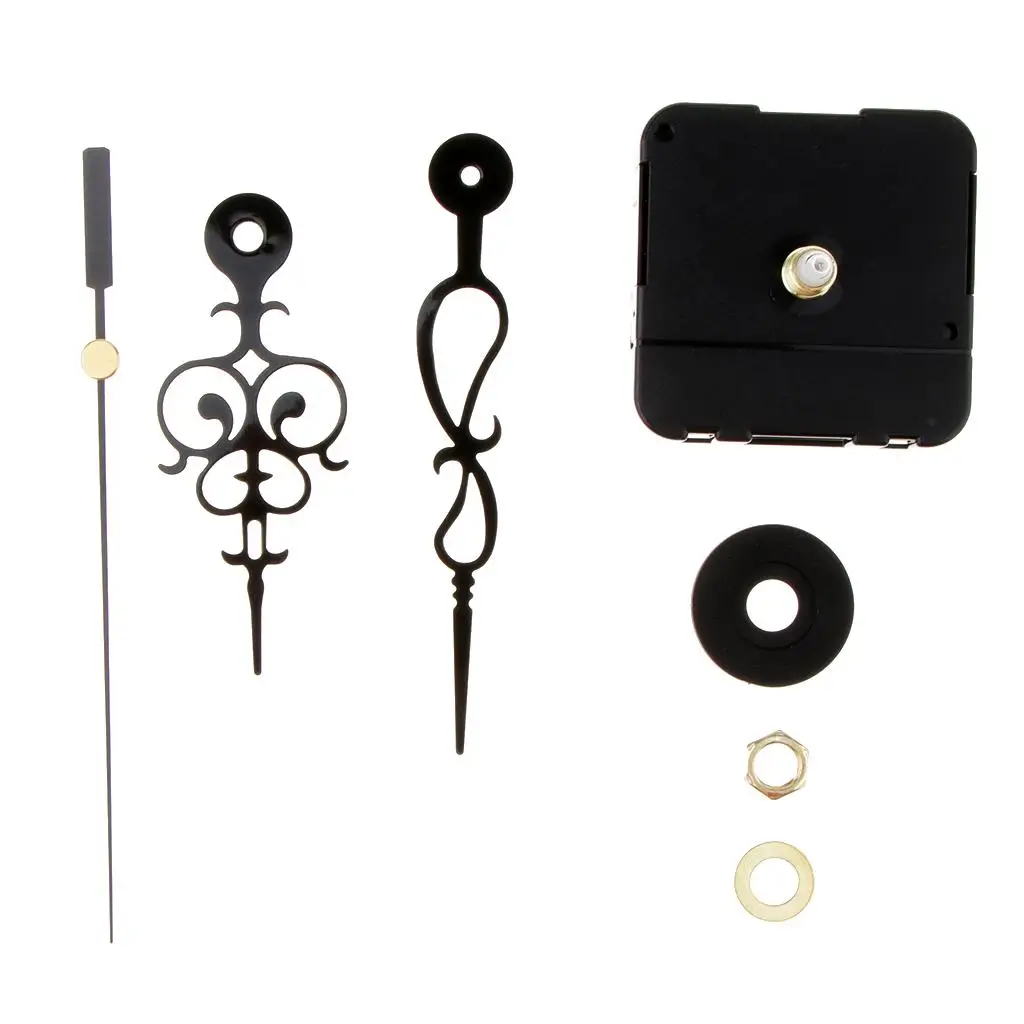 Quartz Wall Clock Movement Silent Sweep DIY Repair Parts Aluminum Core Mechanism for Home Clockwork Replacement
