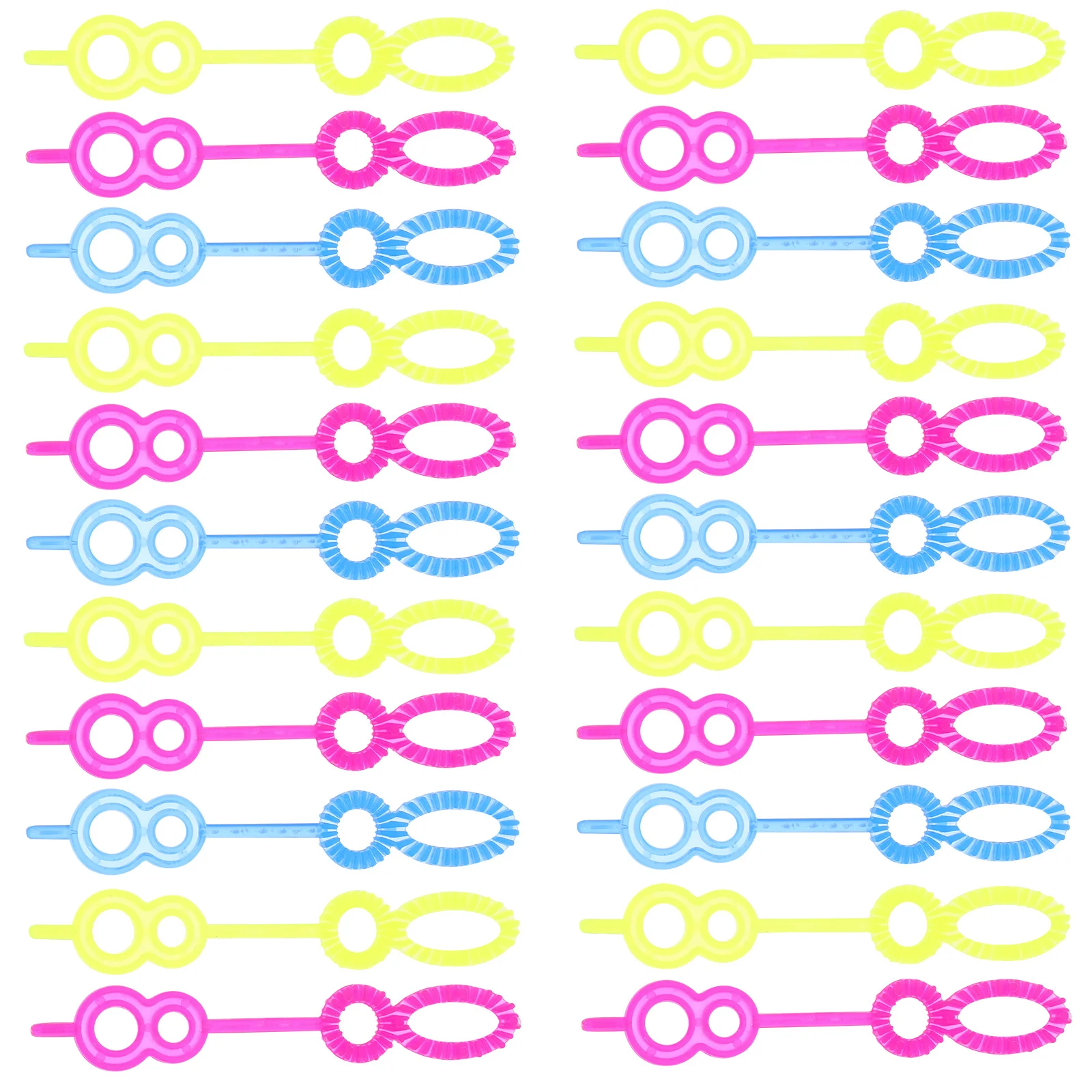 100 peças ferramenta de varinha para crianças fabricante de bolhas de plástico durável, ao ar livre para crianças, cor aleatória, conjunto de soprador de bolhas, crianças