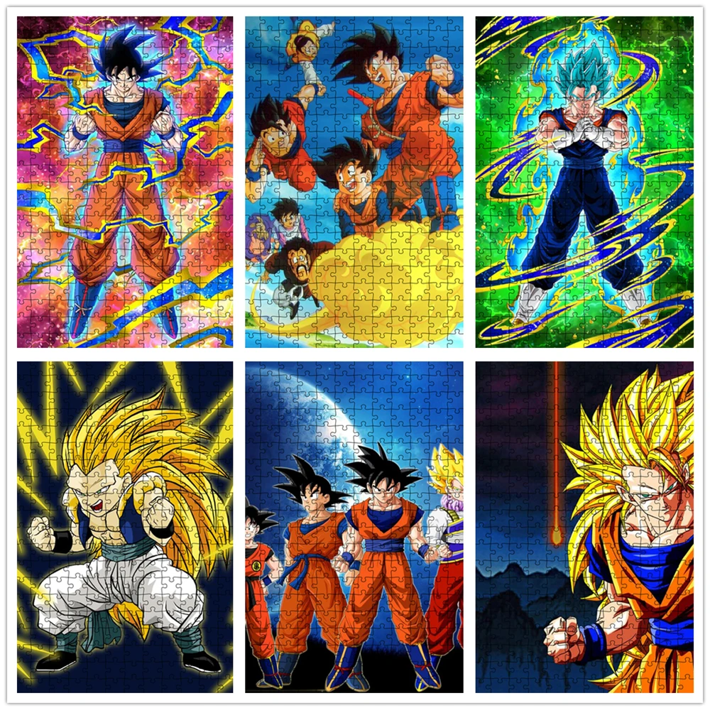 

Puzzles for Adults 1000 Pieces Paper Jigsaw Puzzles Dragon Ball Educational Intellectual Decompressing Diy Puzzle Game Toys Gift