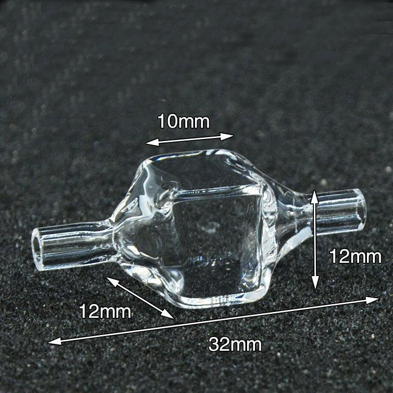 10mm quartz flow colorimetric dish, four sided transparent integrated molding, acid and alkali resistant