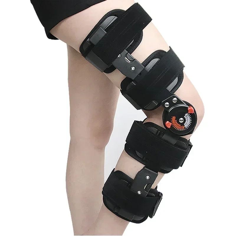 Adjustable knee joint brace, lower limb leg rehabilitation ligament postoperative fixed protective device