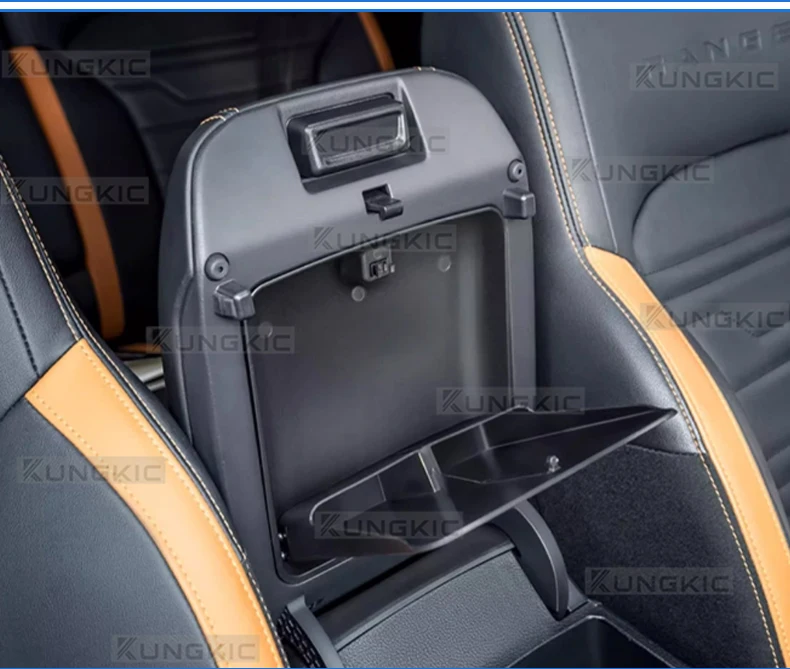 Für 2022 2023 2024 2025 2026 Ford Ranger T9 Auto-Armlehnenbox Versteckte Aufbewahrungsbox Mittelkonsole Aufbewahrungskoffer – Detail 12
