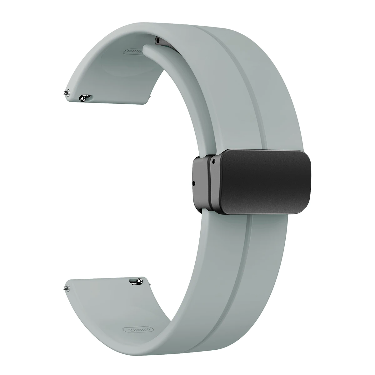 18 mm, 20 mm, 22 mm siliconen band voor de Samsung Galaxy Watch 7, 6, 5, 4 (40/44 mm), magnetische band voor de Huawei Watch GT7, 6 Pro, GT5, 4 Pro (46 mm).