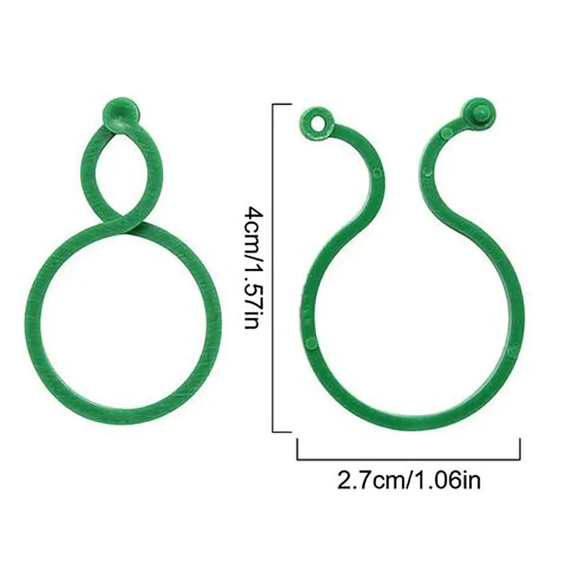 100pcs Garden Plant Twist Clip Ties For Vine Vegetable New Tomato Growing Plants Connects Protection Grafting Fixing Tools