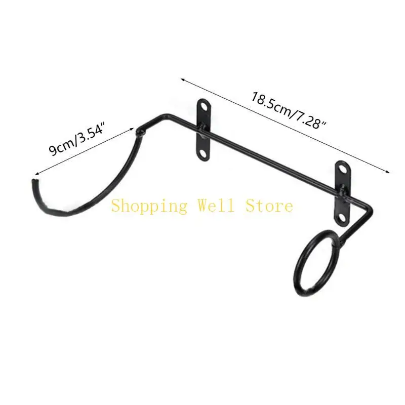 KX4B 6pcs Metal Guochi portaoggetti Organizzatori a parete Porta a bottiglia per vino a parete Fornitura da cucina Decor con