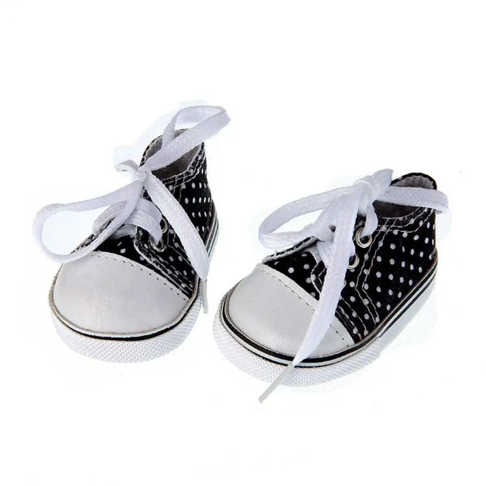 

Кроссовки, парусиновая обувь на шнуровке, мини-обувь BJD 7 см, милая мини-повседневная обувь Kawaii, 43 см, куклы