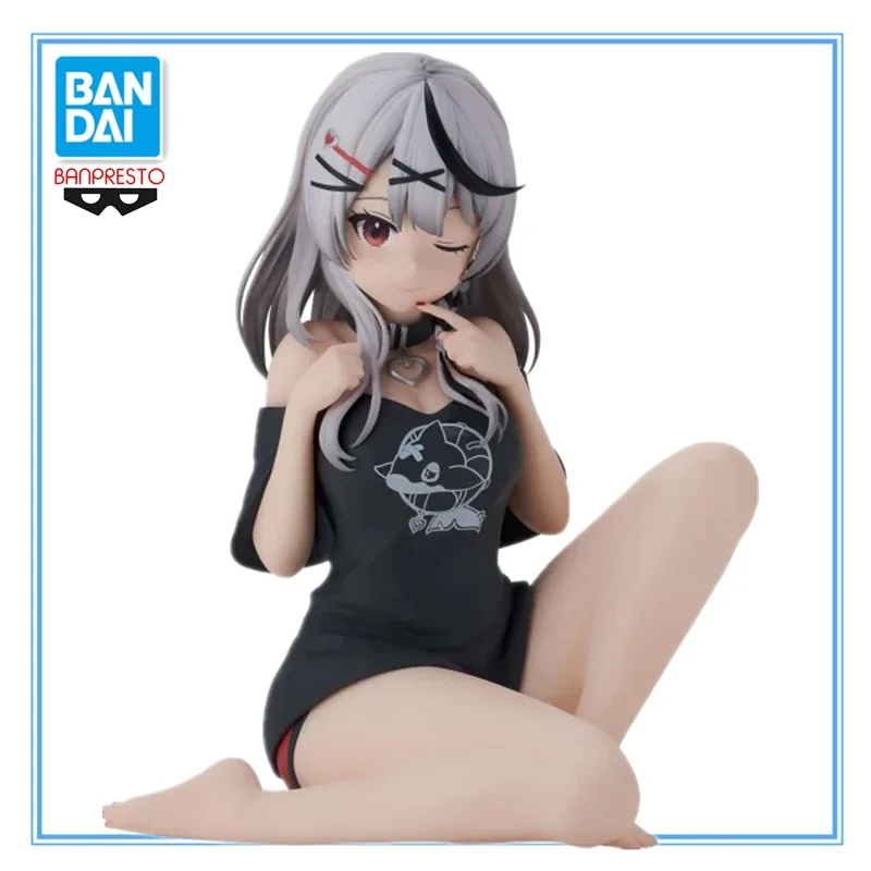

In Stock Original BANDAI BANPRESTO Hololive Sakamata Chloe Anime Character Model Collection Desktop Decoration Toys Gifts