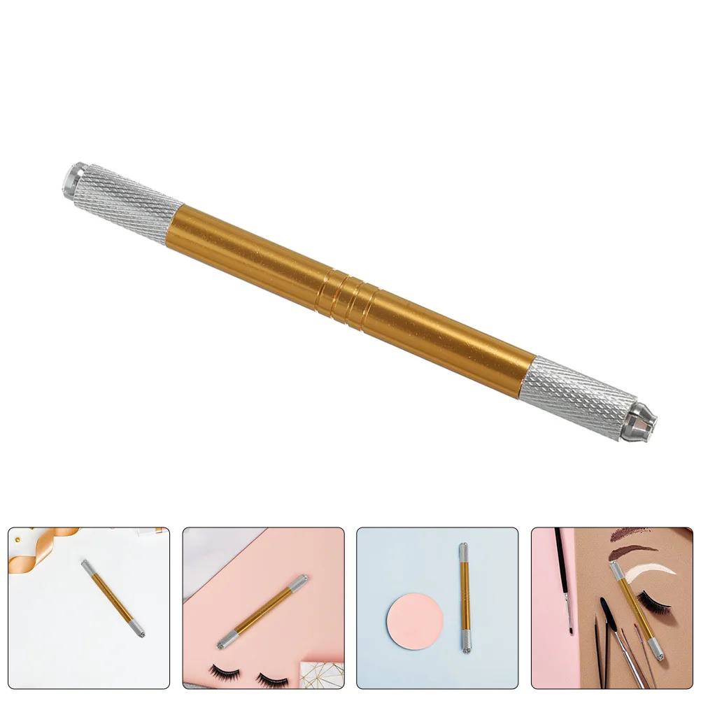 

2Pcs Manual Microblading Eyebrow Pen Durable Tattoo Tool for Professionals Beginners Home Salon Eyebrow Makeup
